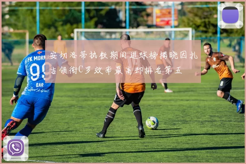 安切洛蒂执教期间进球榜揭晓因扎吉领衔C罗效率最高却排名第五